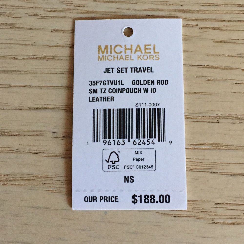 Michael Kors Golden Rod Leather ID, Coinpouch - Picture 7 of 7